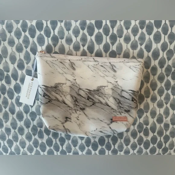 Stephanie Johnson Carrara Laura Large Trapezoid Cosmetic Bag - Picture 7 of 12